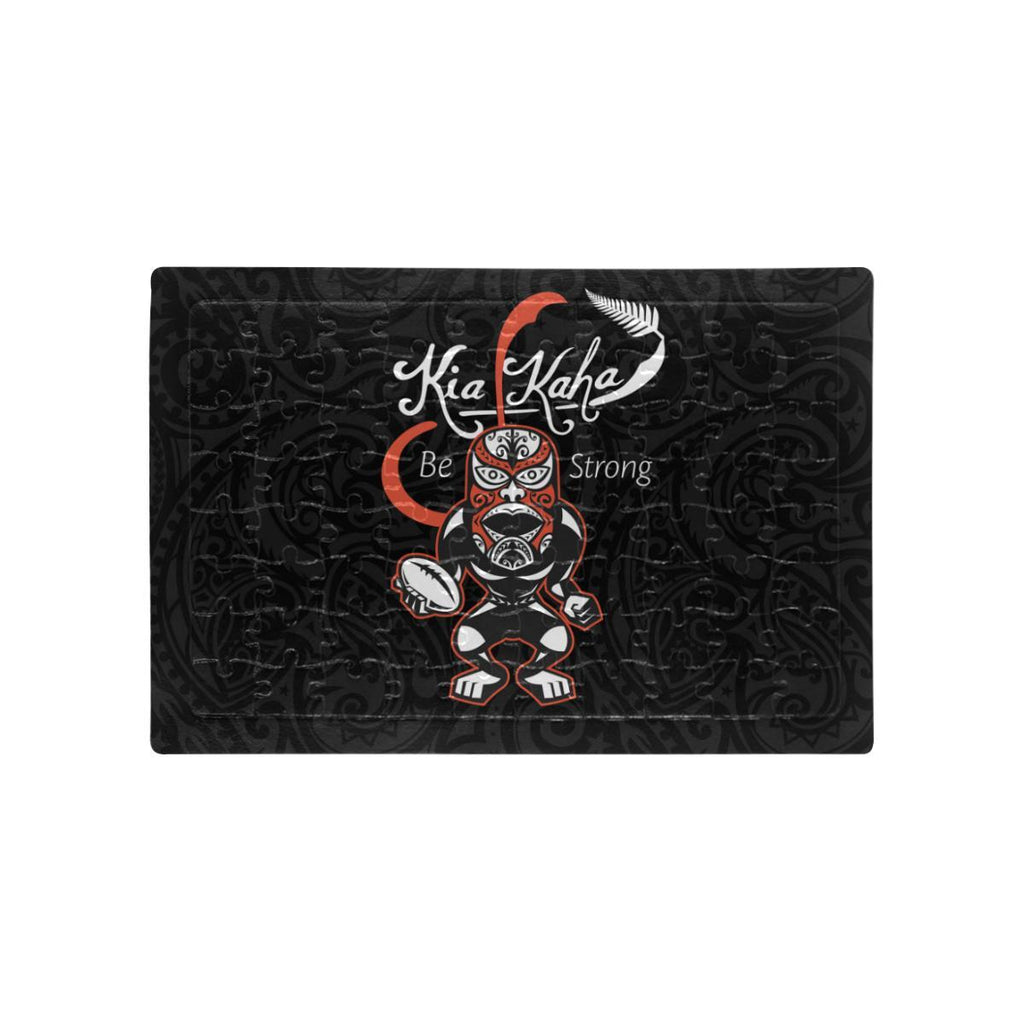 rugby-kia-kaha-be-strong-polo-jigsaw-puzzle-black