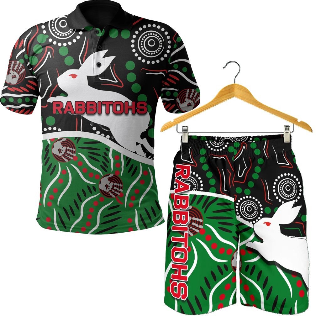 combo-polo-shirt-and-men-short-rabbitohs-aboriginal