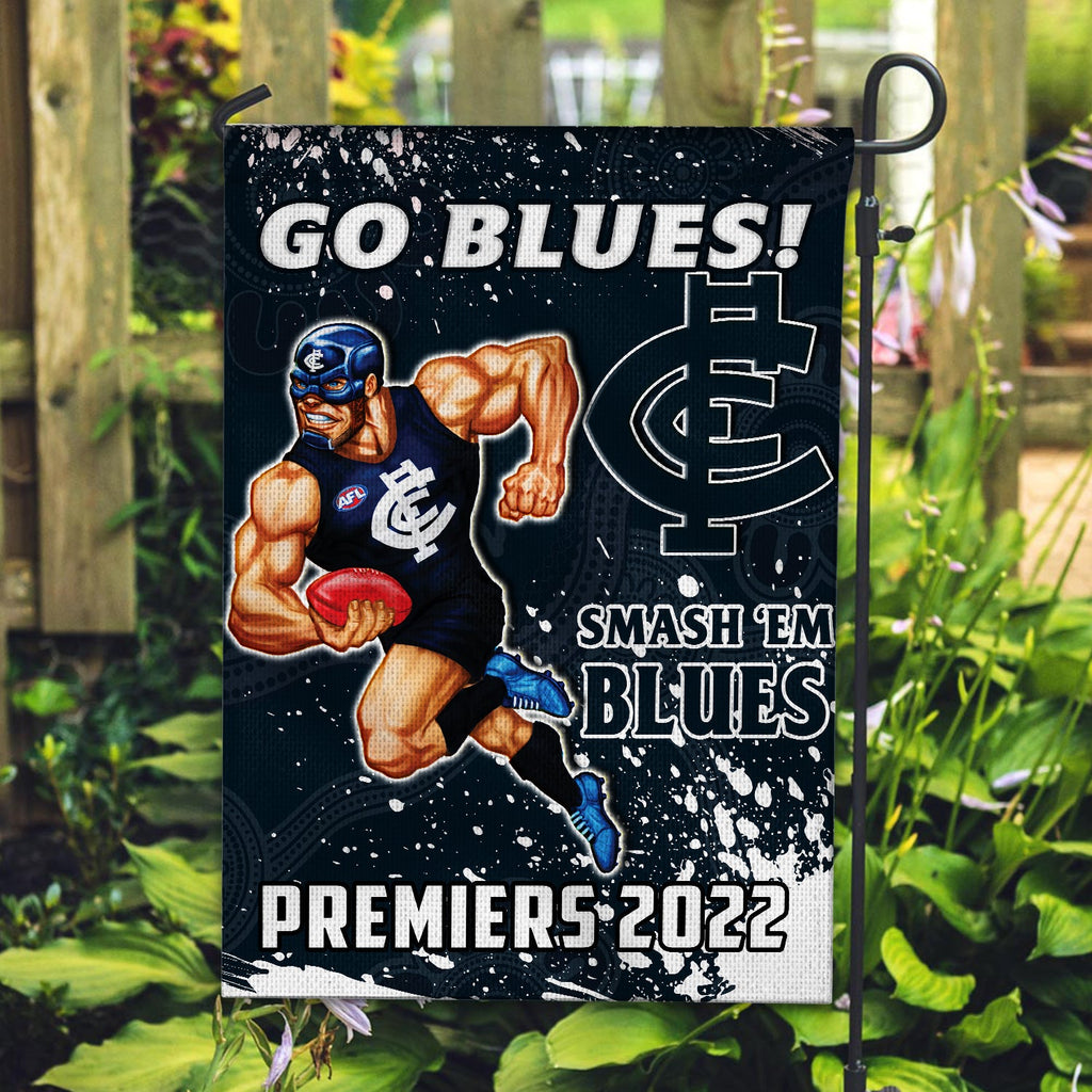 carlton-football-flag-premiers-2022-aboriginal-art-go-blues