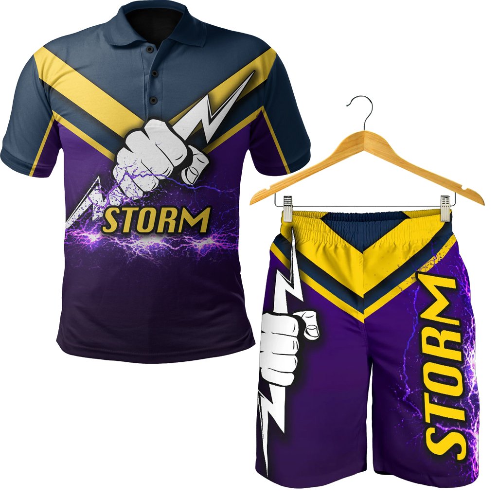 combo-polo-shirt-and-men-short-melbourne-thunder