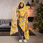 australia-aboriginal-inspired-hooded-blanket-aboriginal-yellow-color-dot-art-vector-background