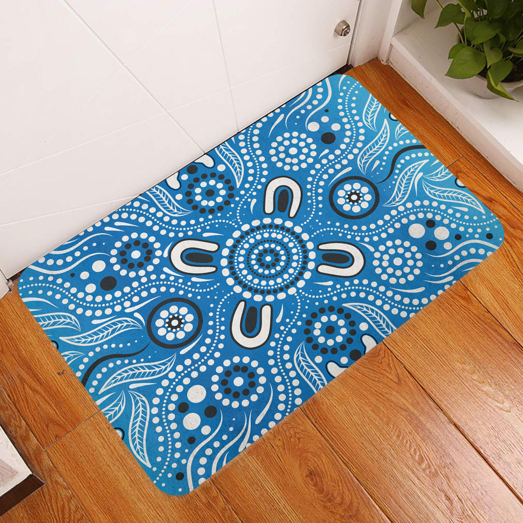 australia-aboriginal-inspired-door-mat-aboriginal-indigenous-dot-art-blue-color