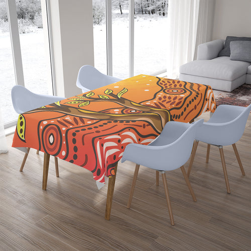 australia-aboriginal-inspired-tablecloth-aboriginal-style-of-background-depicting-nature-tree-on-the-hill