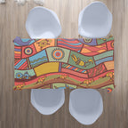 australia-aboriginal-inspired-tablecloth-animals-aboriginal-dot-artwork