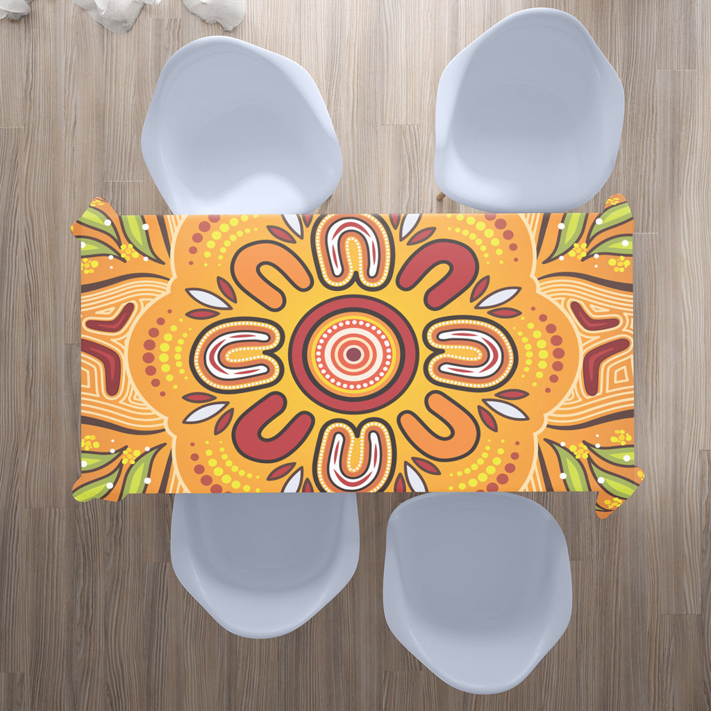 australia-aboriginal-inspired-tablecloth-aboriginal-art-background-with-wattle-leaf