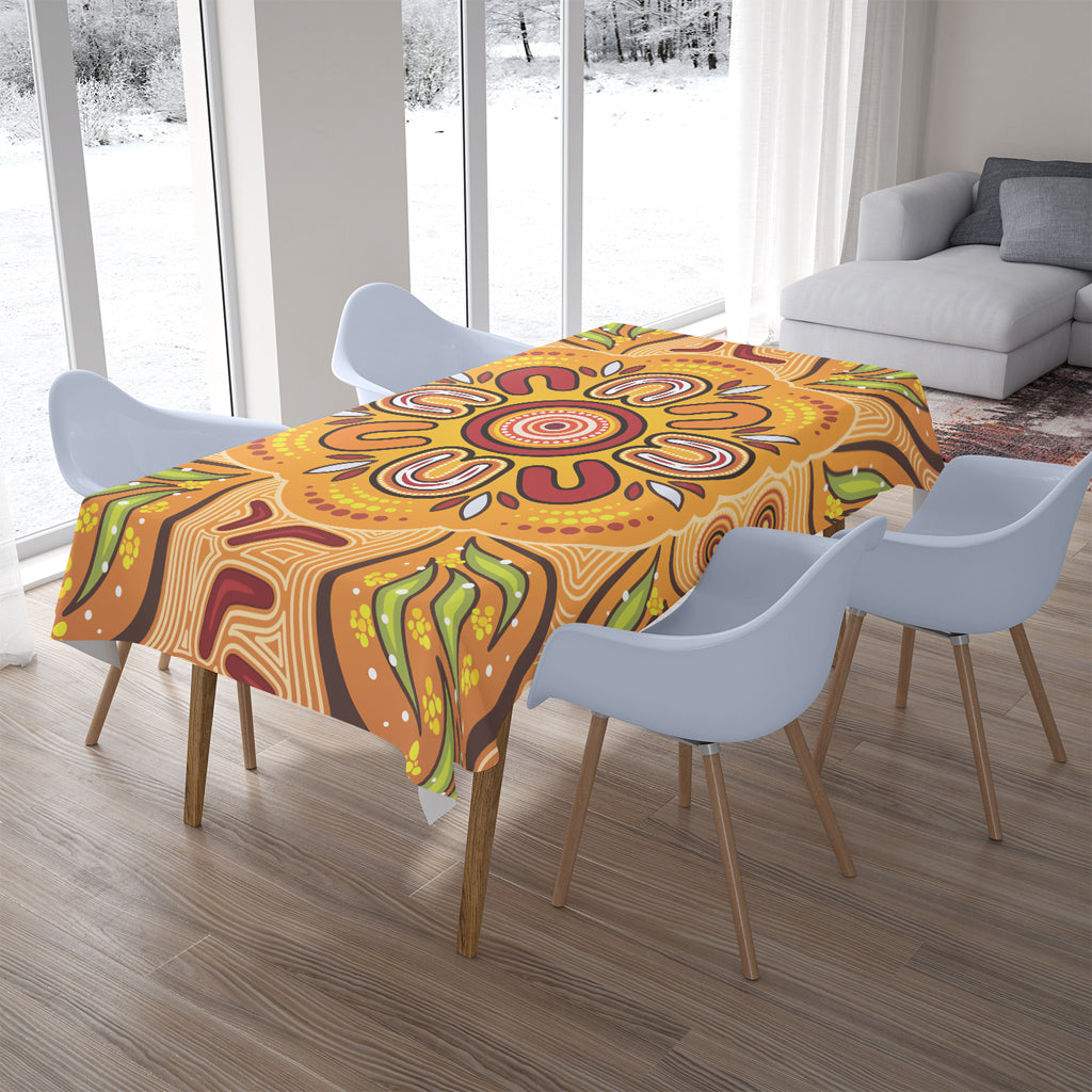 australia-aboriginal-inspired-tablecloth-aboriginal-art-background-with-wattle-leaf