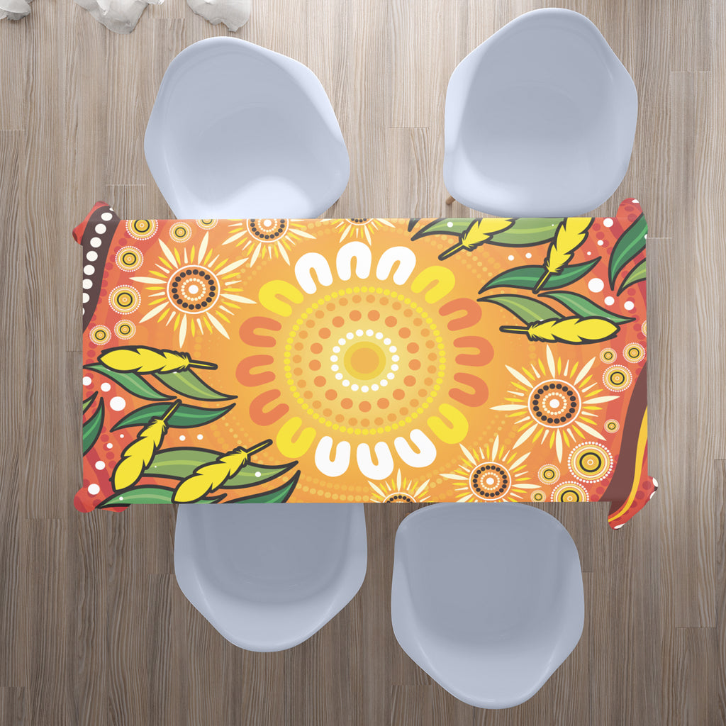 australia-aboriginal-inspired-tablecloth-leaf-aboriginal-art-background