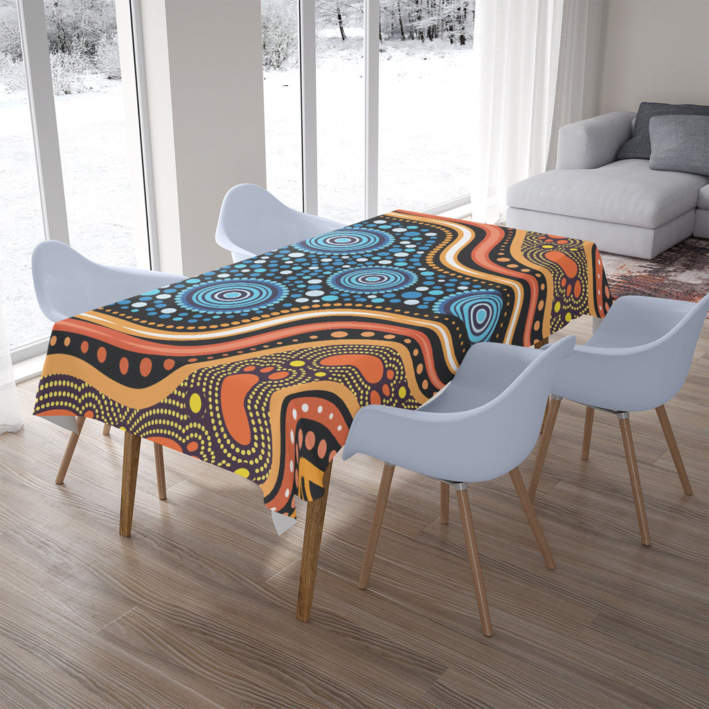 australia-aboriginal-inspired-tablecloth-blue-aboriginal-style-of-dot-painting