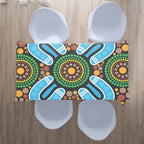 australia-aboriginal-inspired-tablecloth-green-aboriginal-connection-artwork