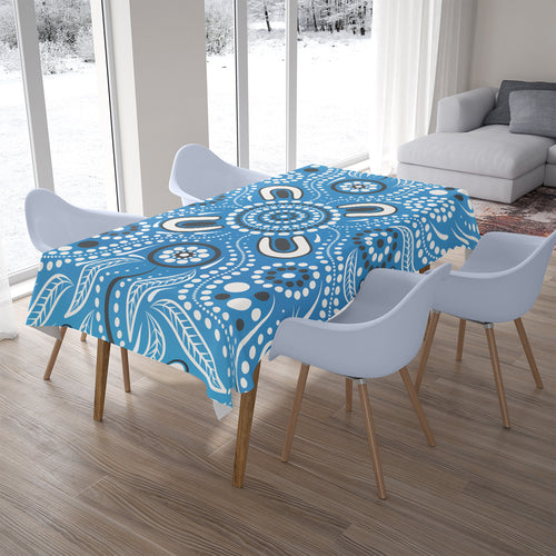 australia-aboriginal-inspired-tablecloth-aboriginal-indigenous-dot-art-blue-color