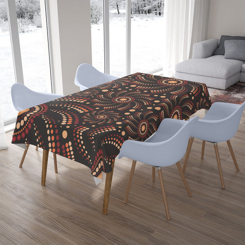 australia-aboriginal-inspired-tablecloth-aboriginal-dot-mandala-art-style