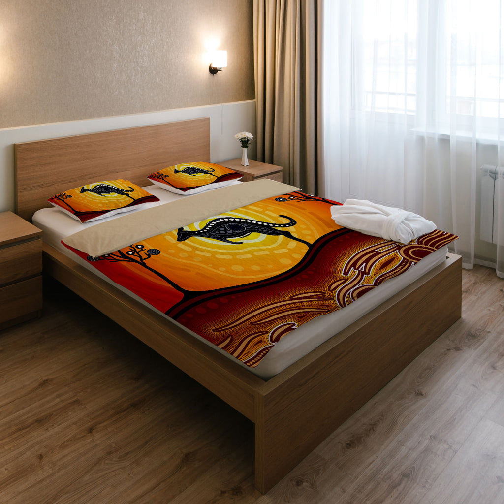 australia-indigenous-bedding-set-aboriginal-inspired-art-dot-painting-with-kangaroo