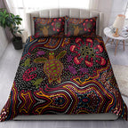 australia-indigenous-bedding-set-aboriginal-inspired-art-turtles-dreaming-story-background