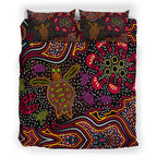 australia-indigenous-bedding-set-aboriginal-inspired-art-turtles-dreaming-story-background