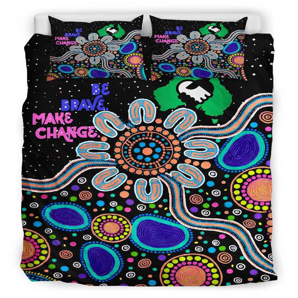 australia-national-reconciliation-week-bedding-set-be-brave-make-change-reconciliation-day