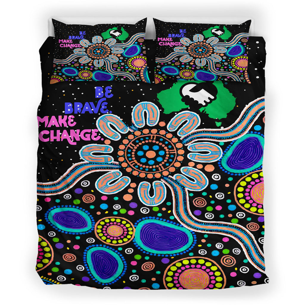 australia-national-reconciliation-week-bedding-set-be-brave-make-change-reconciliation-day