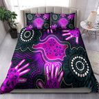 australia-indigenous-bedding-set-aboriginal-inspired-dot-artwork-with-hands