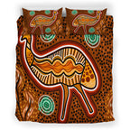 australia-indigenous-bedding-set-aboriginal-inspired-emu-art-illustration