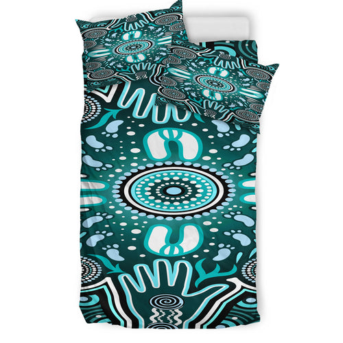 australia-indigenous-bedding-set-aboriginal-inspired-reunion-hands-and-footprints