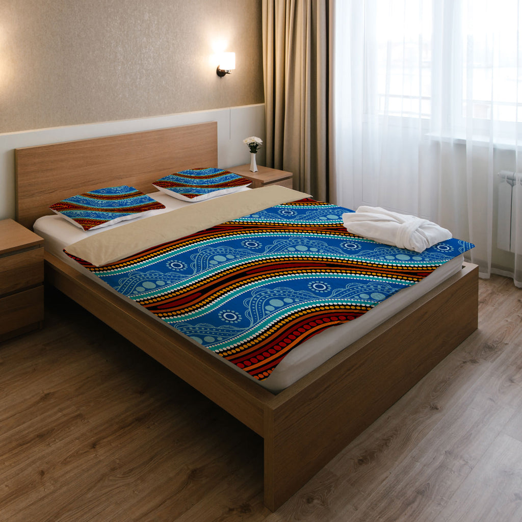 australia-indigenous-bedding-set-aboriginal-inspired-river-and-land-concept-dot-art-painting