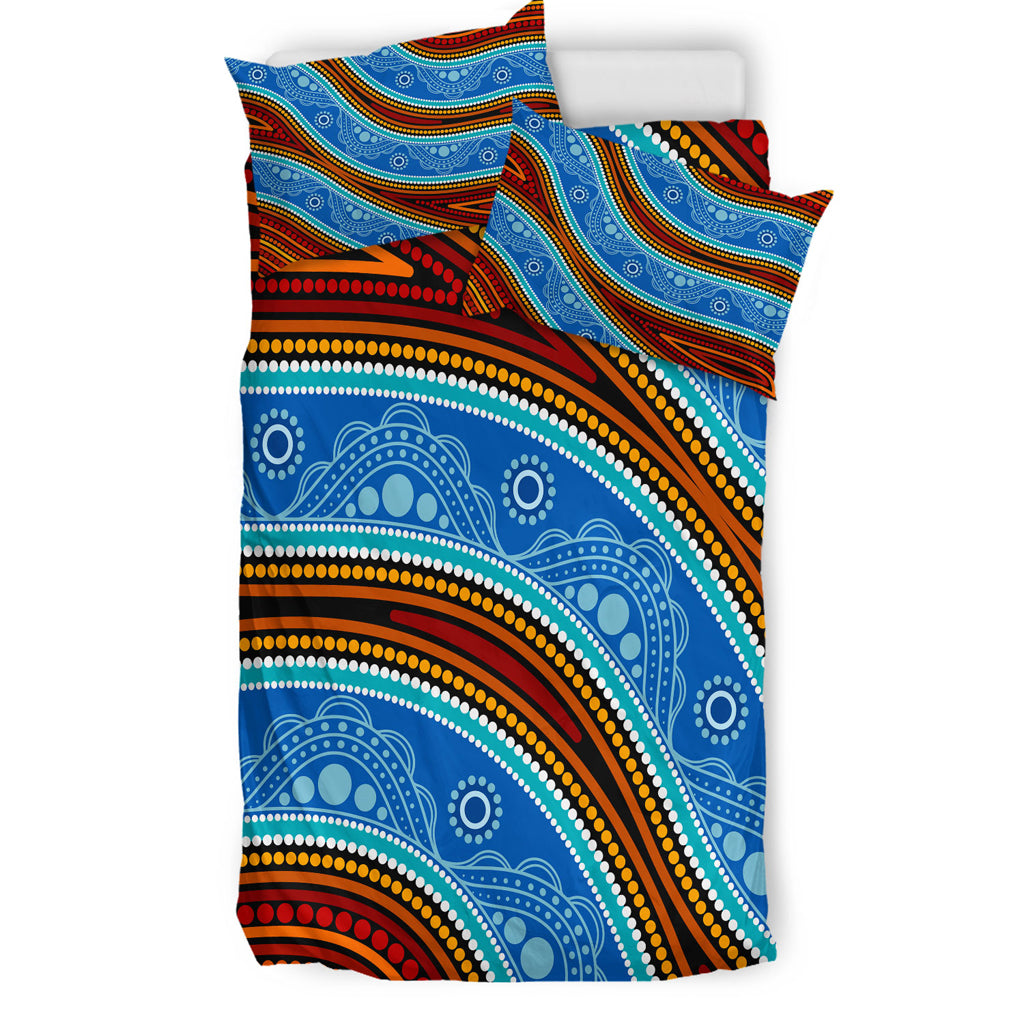 australia-indigenous-bedding-set-aboriginal-inspired-river-and-land-concept-dot-art-painting