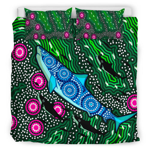 australia-indigenous-bedding-set-aboriginal-inspired-sharks-background-of-dreaming-art