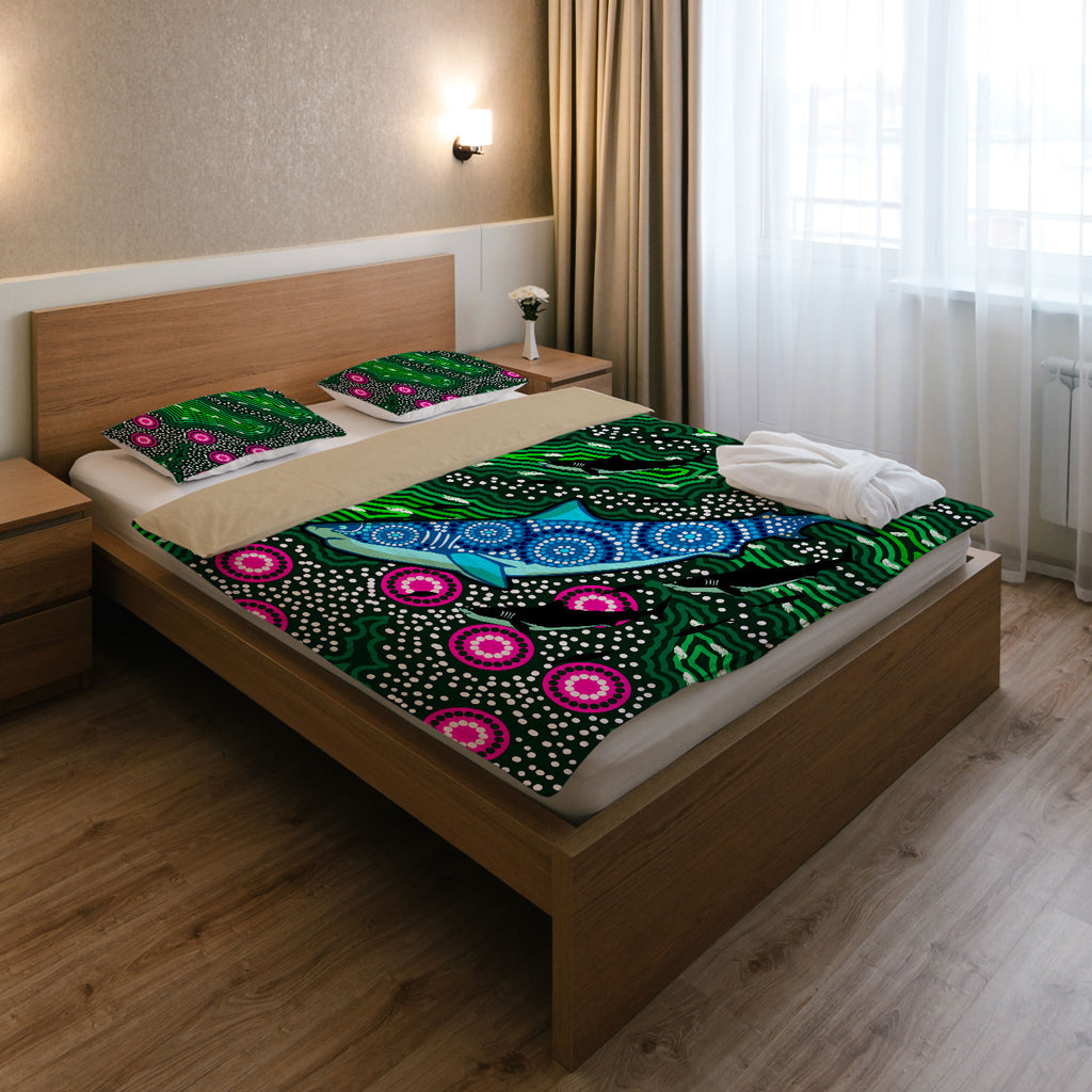 australia-indigenous-bedding-set-aboriginal-inspired-sharks-background-of-dreaming-art