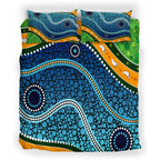 australia-indigenous-bedding-set-aboriginal-inspired-style-of-background-depicting-nature