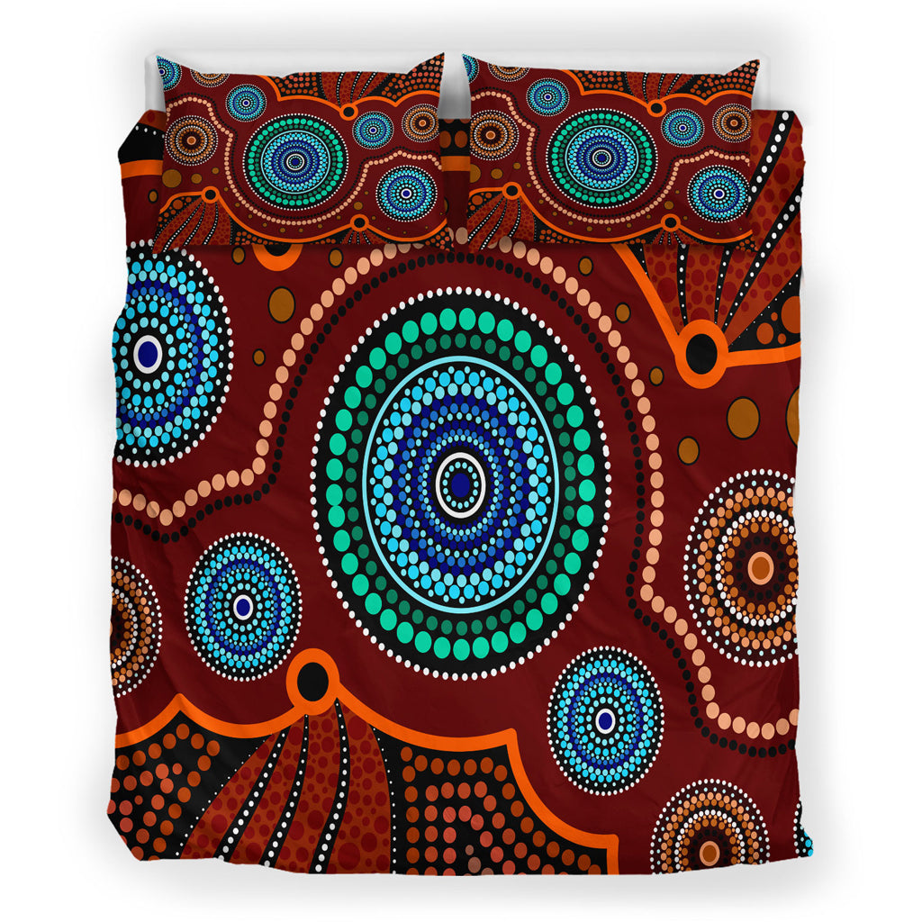 australia-indigenous-bedding-set-aboriginal-inspired-style-of-indigenous-dot-art-painting