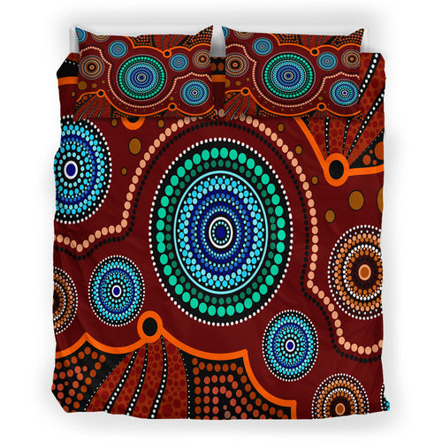 australia-indigenous-bedding-set-aboriginal-inspired-style-of-indigenous-dot-art-painting
