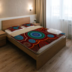 australia-indigenous-bedding-set-aboriginal-inspired-style-of-indigenous-dot-art-painting