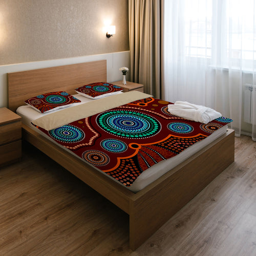 australia-indigenous-bedding-set-aboriginal-inspired-style-of-indigenous-dot-art-painting