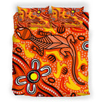 australia-indigenous-bedding-set-aussie-lizard-indigenous-art
