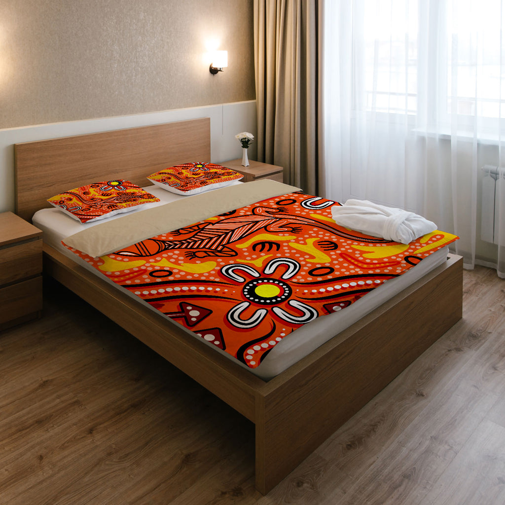 australia-indigenous-bedding-set-aussie-lizard-indigenous-art