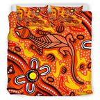 australia-indigenous-bedding-set-aussie-lizard-indigenous-art