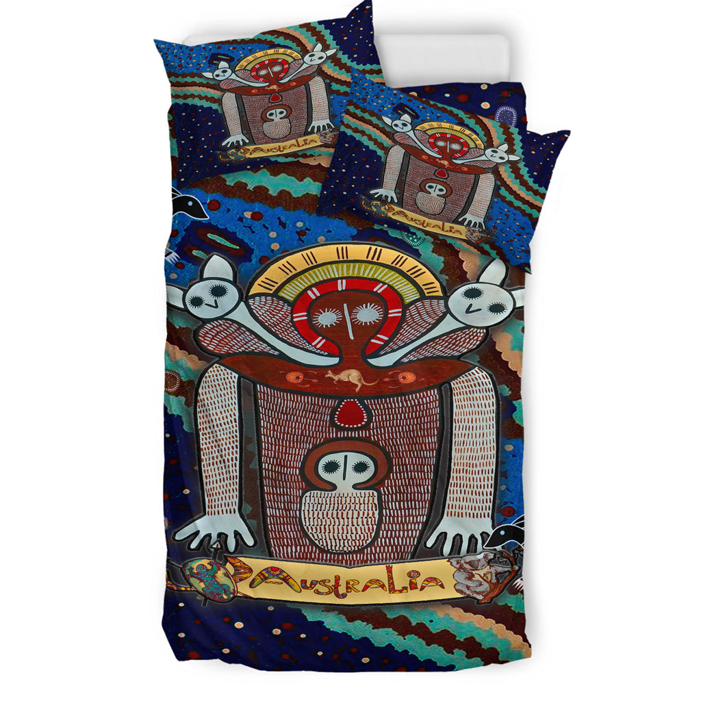 australia-indigenous-bedding-set-australia-wandjina-with-animals