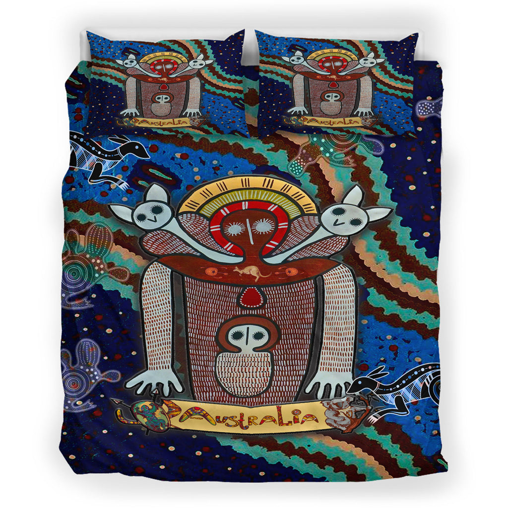 australia-indigenous-bedding-set-australia-wandjina-with-animals