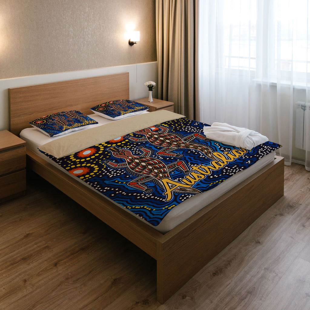 australia-indigenous-bedding-set-australian-dot-art-background-with-crocodile