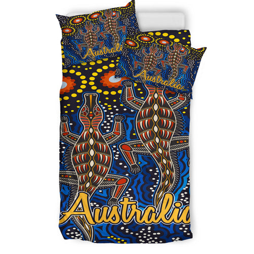 australia-indigenous-bedding-set-australian-dot-art-background-with-crocodile