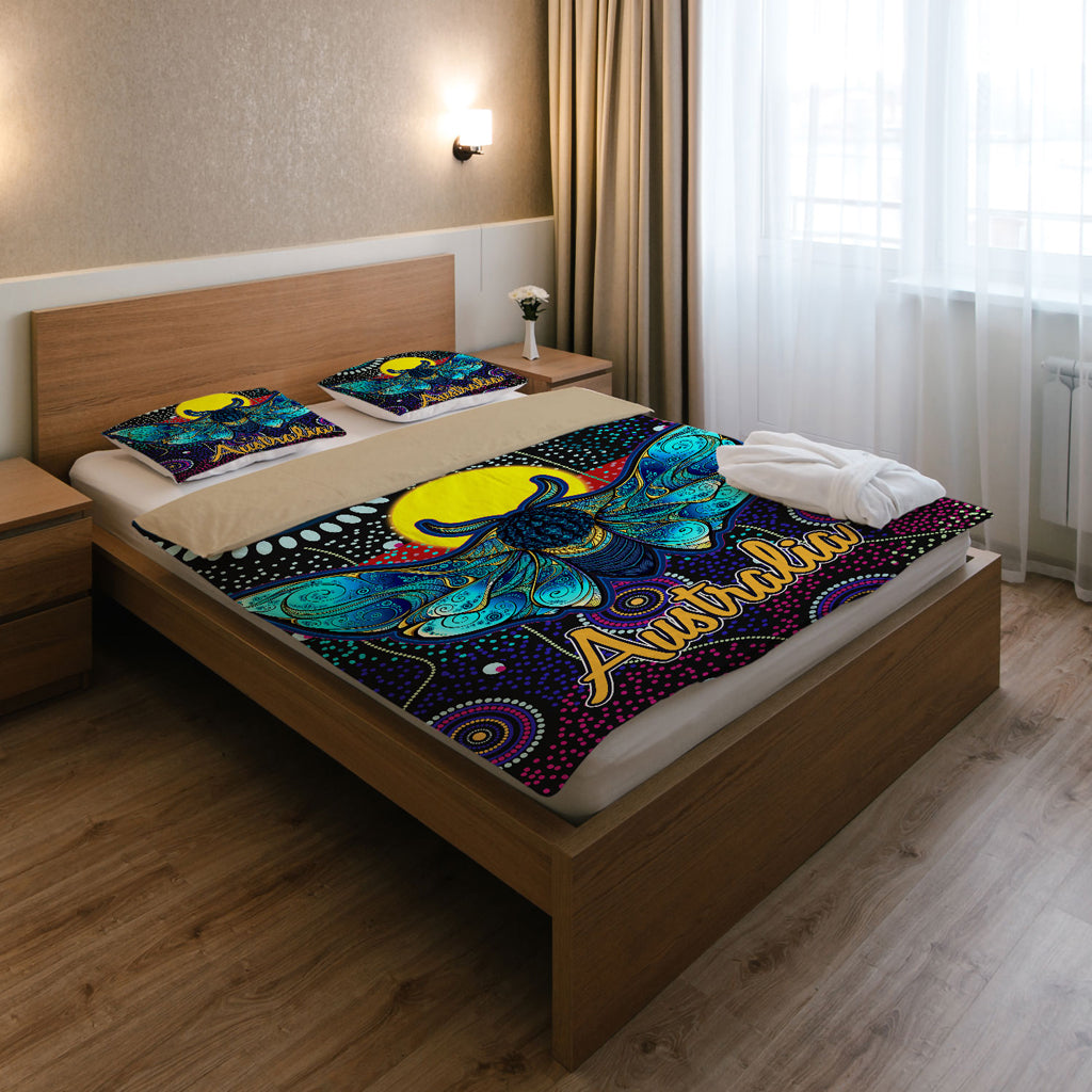 australia-indigenous-bedding-set-australian-dot-art-painting-mystical-dreaming-moth