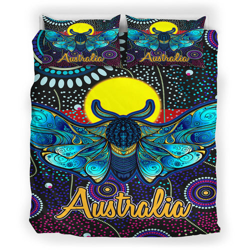australia-indigenous-bedding-set-australian-dot-art-painting-mystical-dreaming-moth