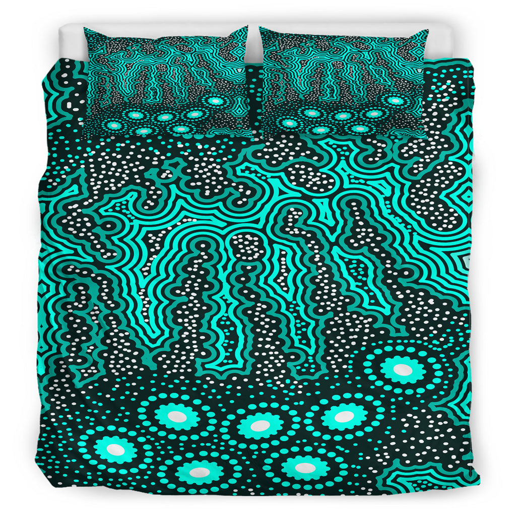 australia-indigenous-bedding-set-background-of-dot-painting-dreaming