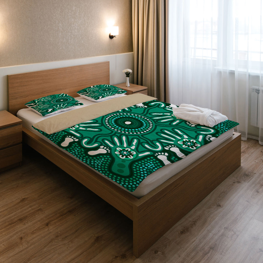 australia-indigenous-bedding-set-brown-aboriginal-inspired-hand-print-artwork