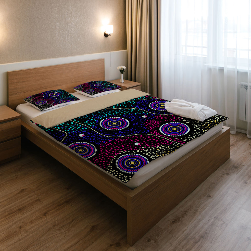 australia-indigenous-bedding-set-dreaming-art-aboriginal-inspired-background