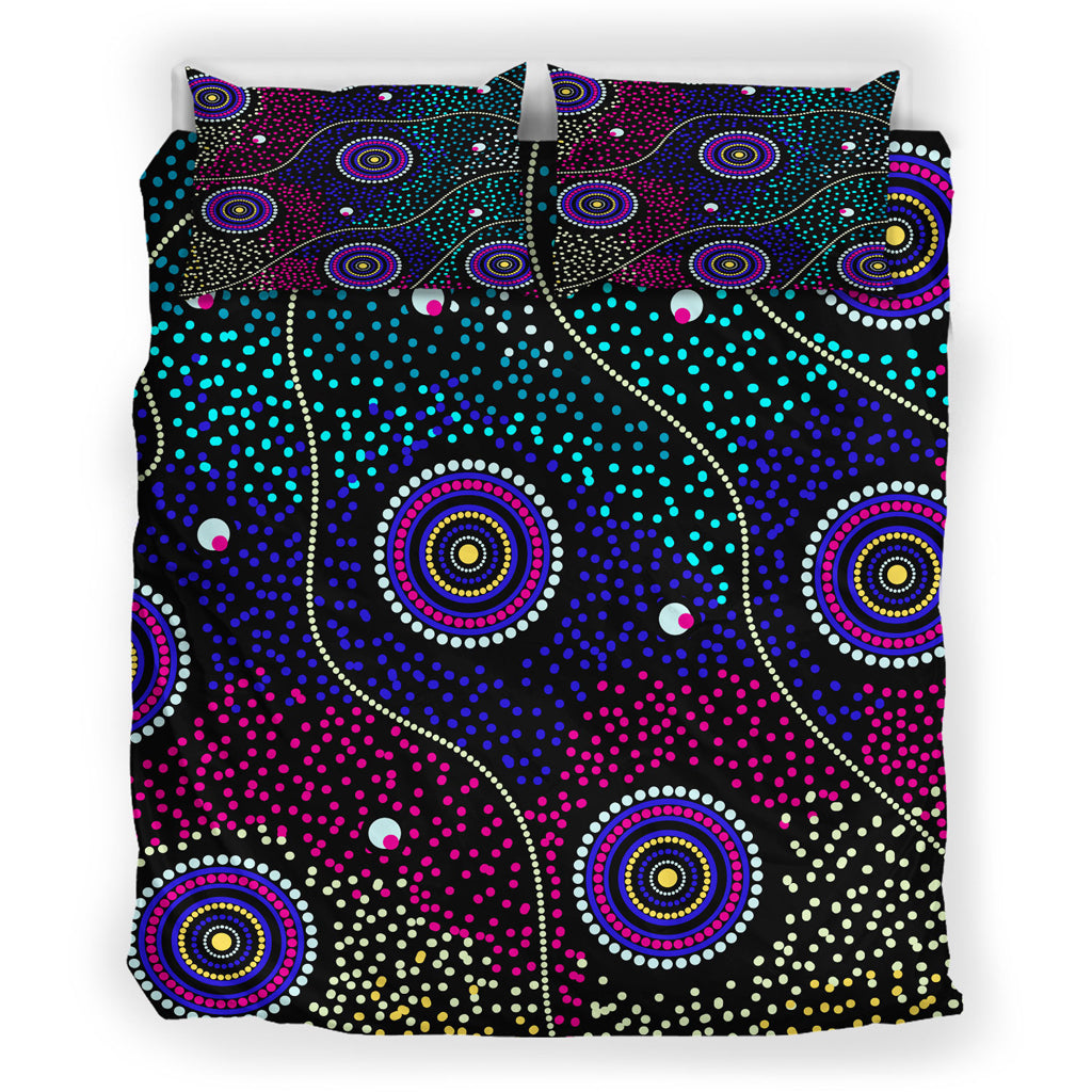 australia-indigenous-bedding-set-dreaming-art-aboriginal-inspired-background