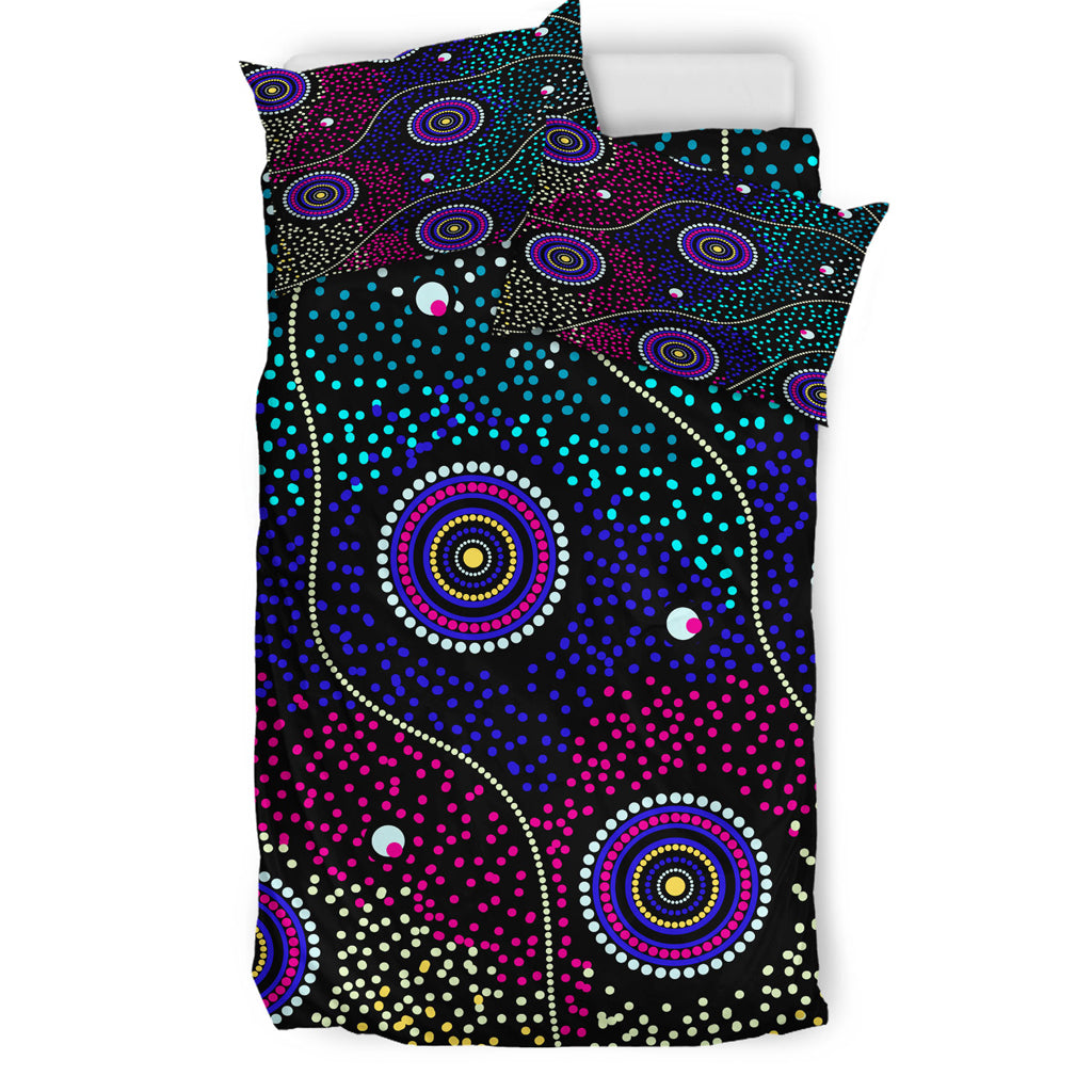 australia-indigenous-bedding-set-dreaming-art-aboriginal-inspired-background