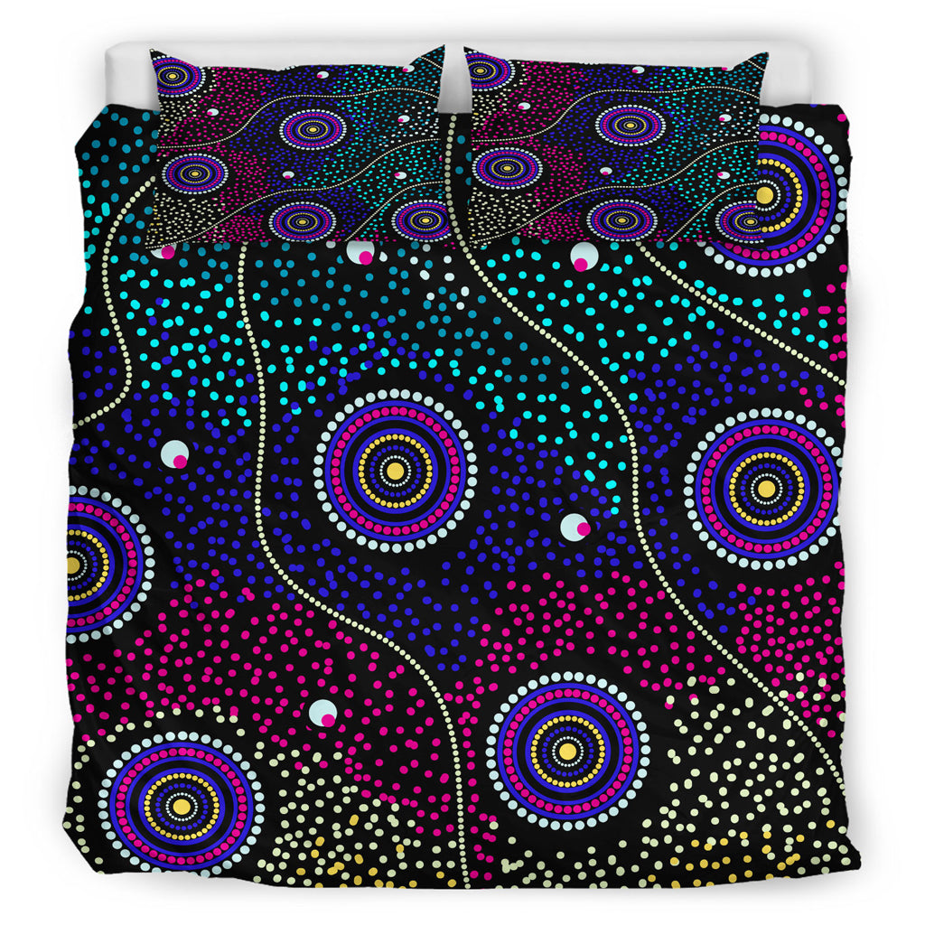 australia-indigenous-bedding-set-dreaming-art-aboriginal-inspired-background