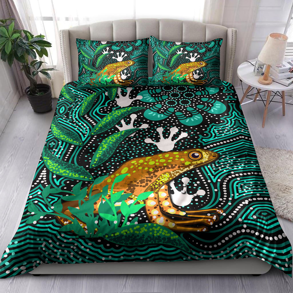 australia-indigenous-bedding-set-dreaming-indigenous-frog