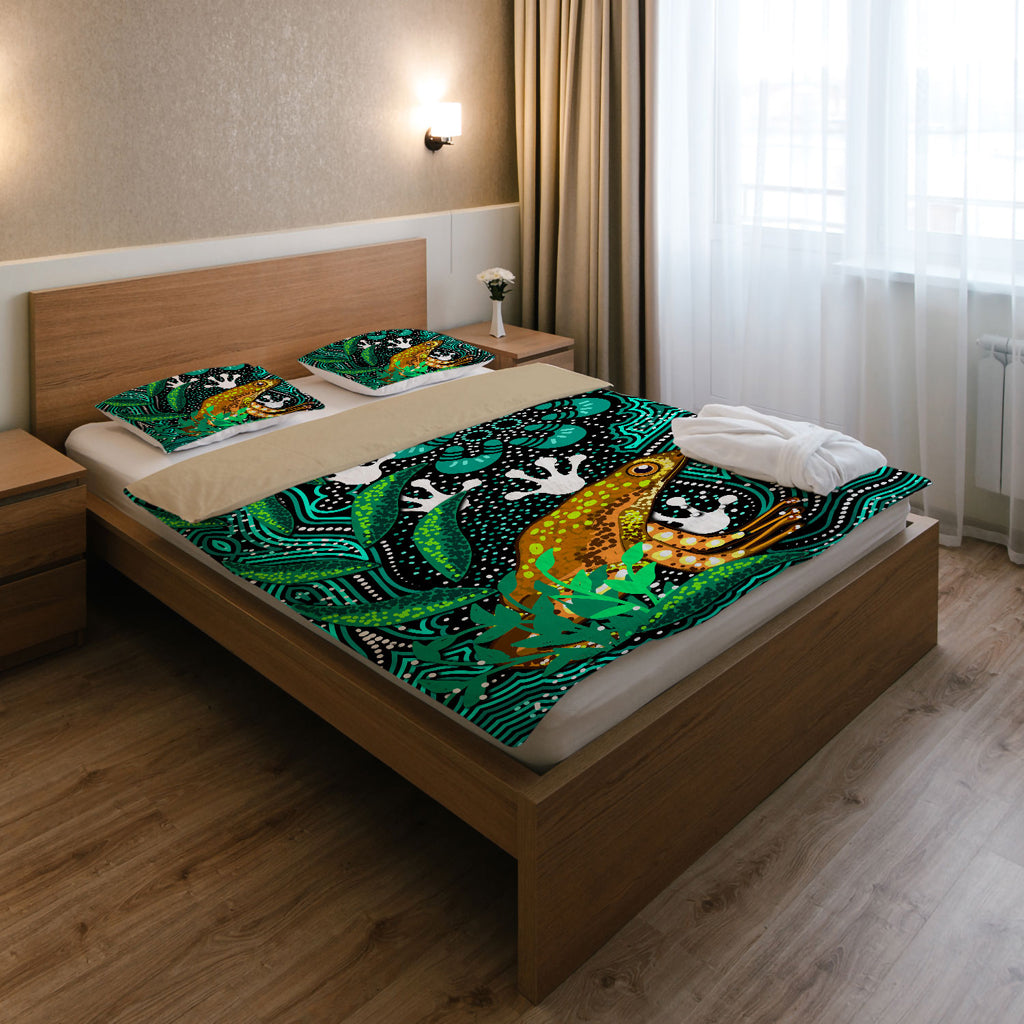 australia-indigenous-bedding-set-dreaming-indigenous-frog