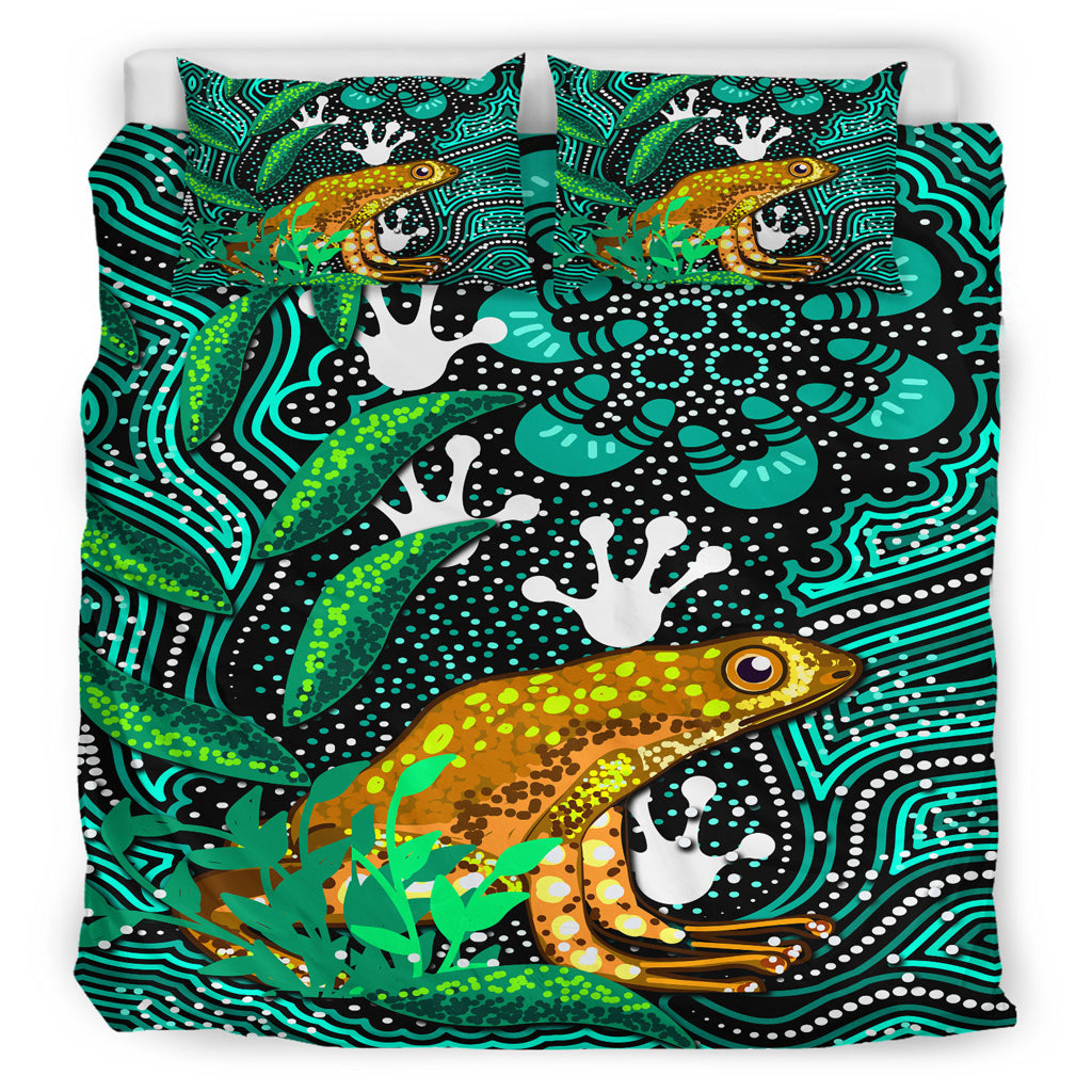 australia-indigenous-bedding-set-dreaming-indigenous-frog